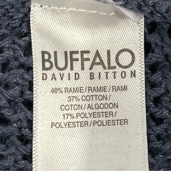 BUFFALO DAVID BITTON BEATRIU CROCHET COLD SHOULDER‎ SWEATER - Picture 10 of 15